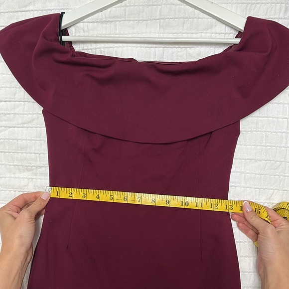 Babaton Ruslan Dress in burgundy - Picture 5 of 8